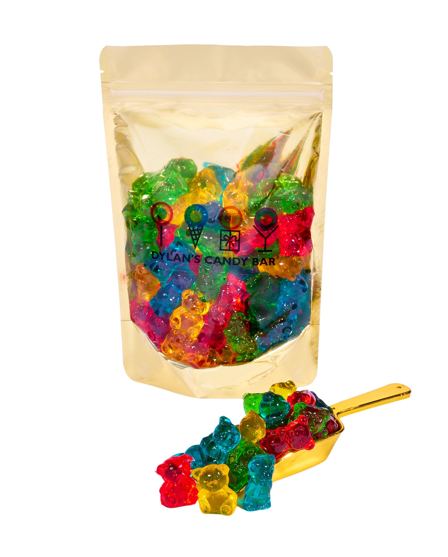 3D Fruity Gummy Chubby Bears Bulk Bag