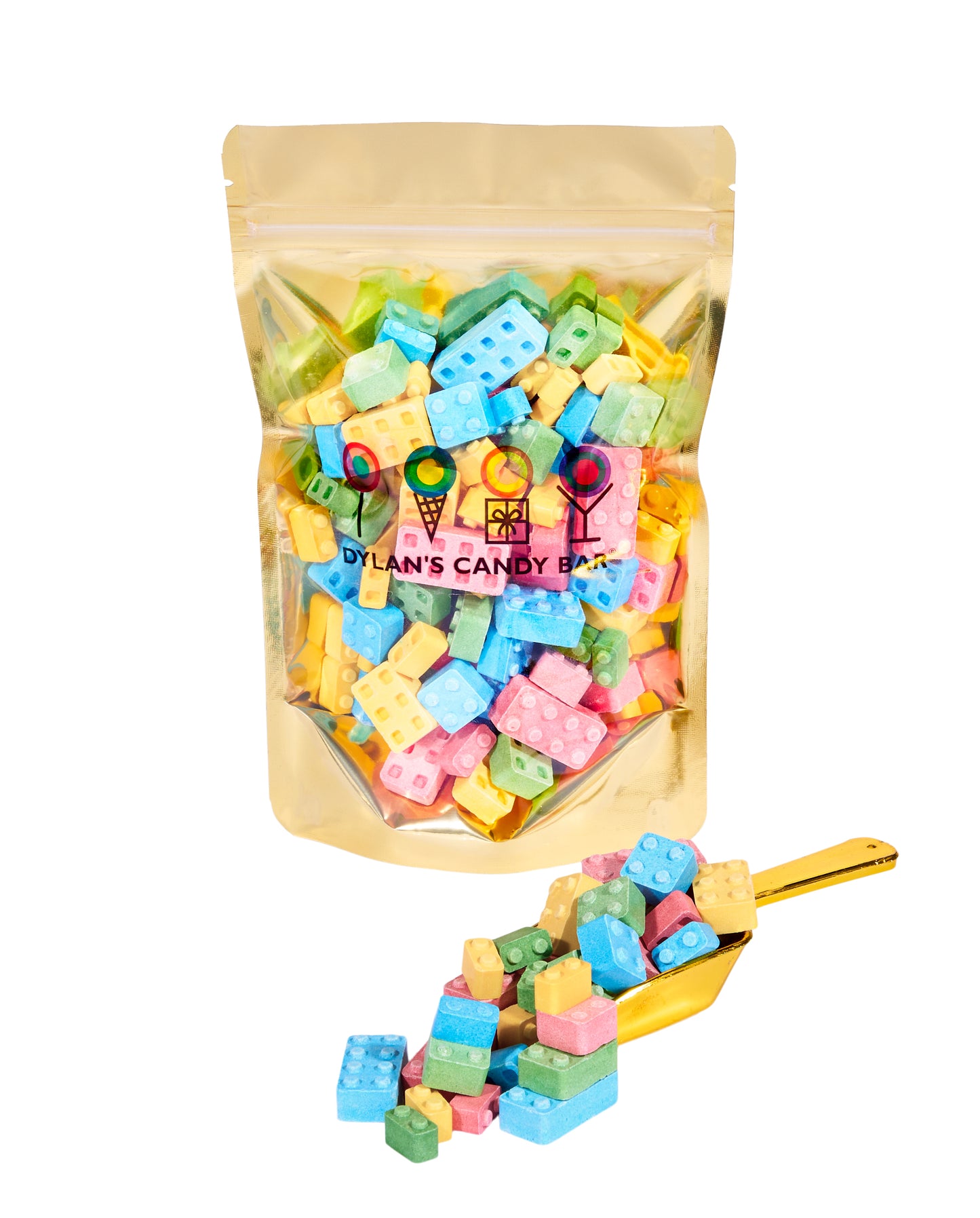 Fruity Pressed Candy Blox Bulk Bag