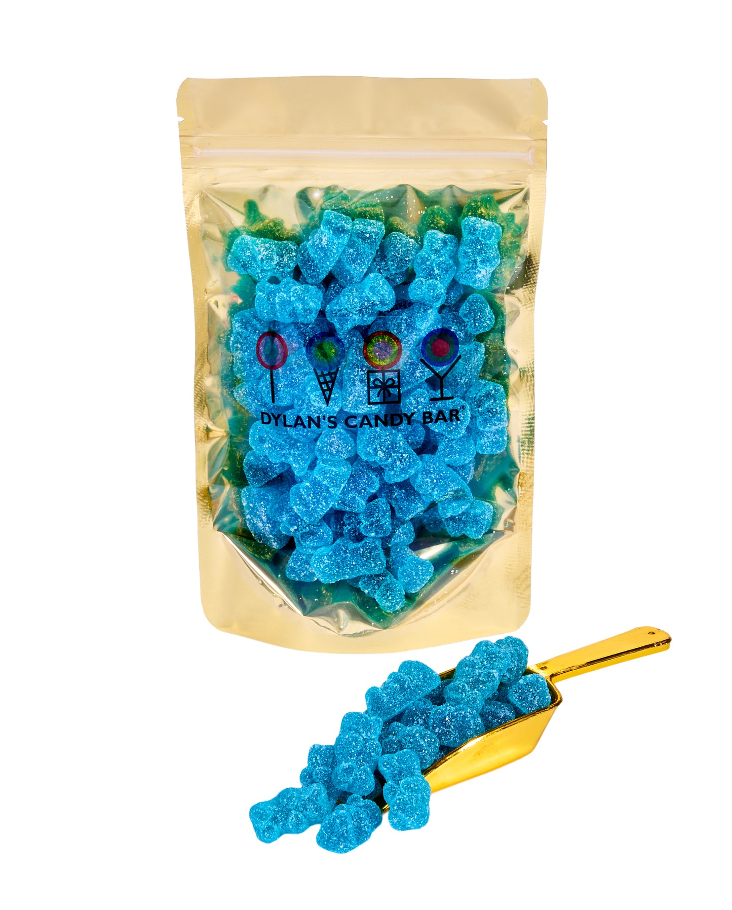 Sour Blue Raspberry Bears Gummy Bulk Bag