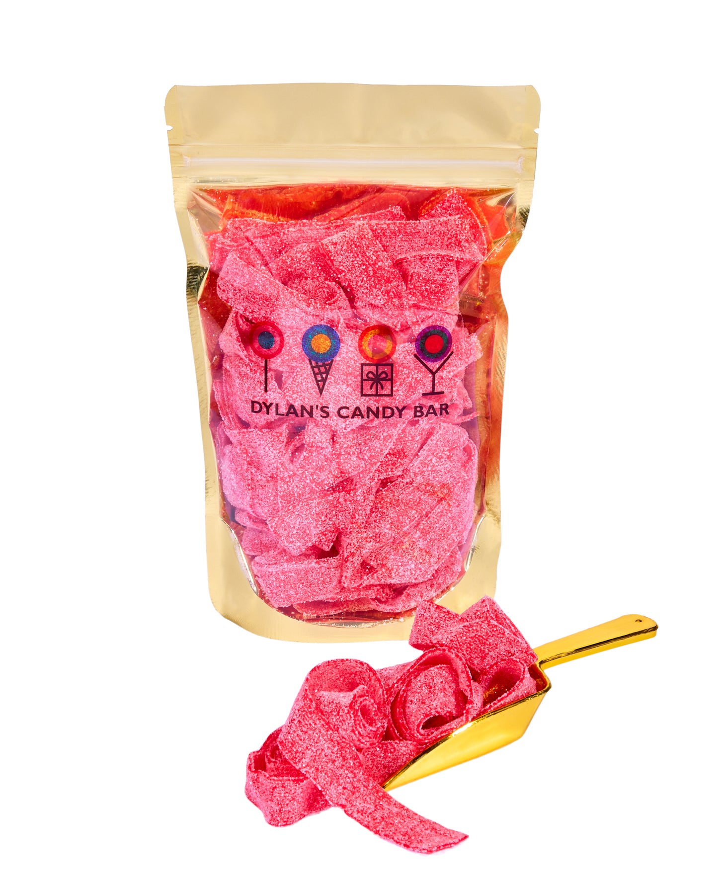 Sour Strawberry Belts Bulk Bag