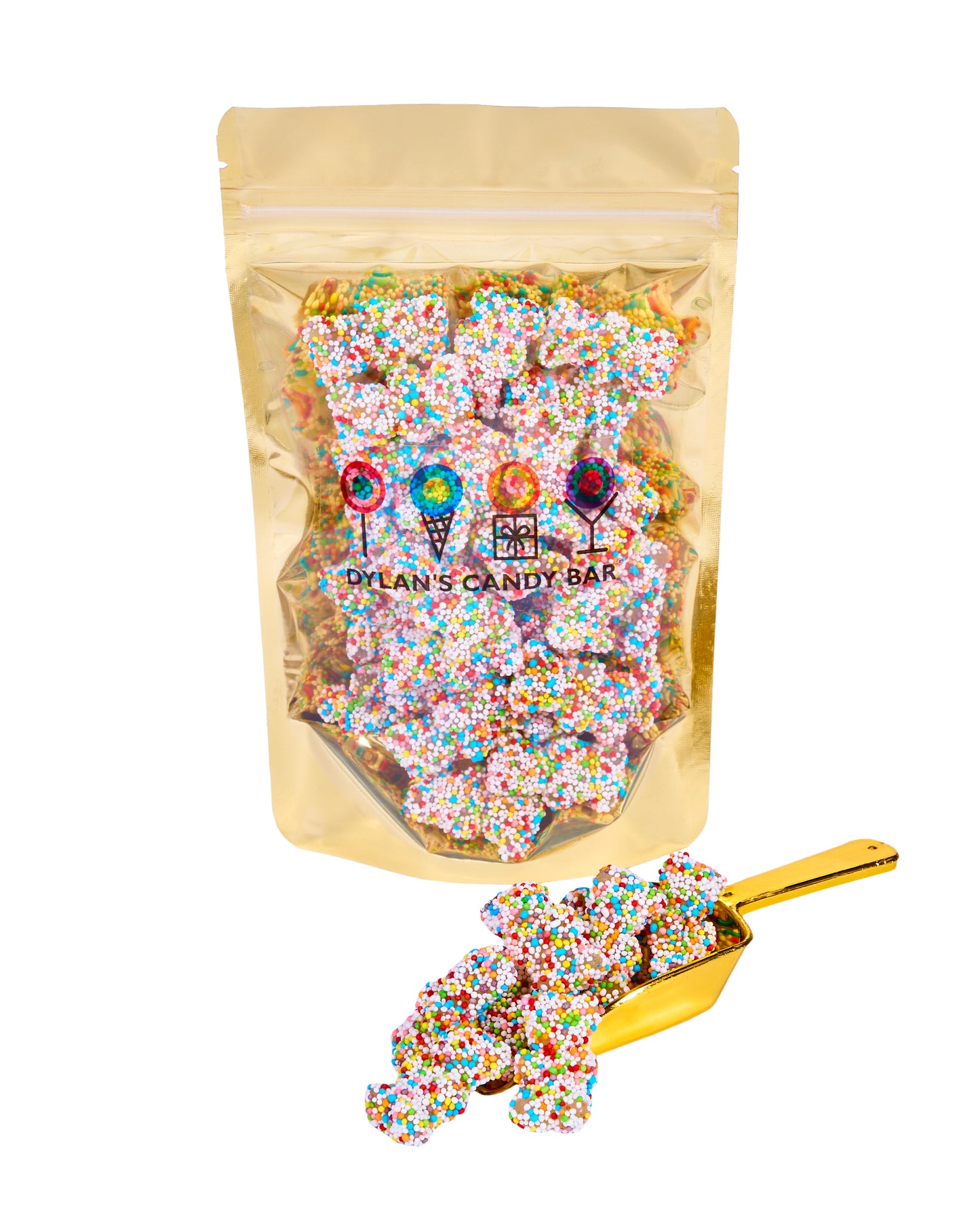 Strawberry Crunchy Gummy Bears Bulk Bag