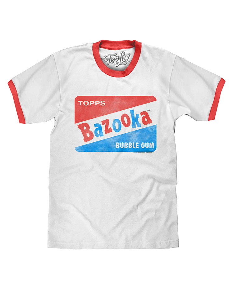 Bazooka® Original Bubble Gum White Retro T-Shirt